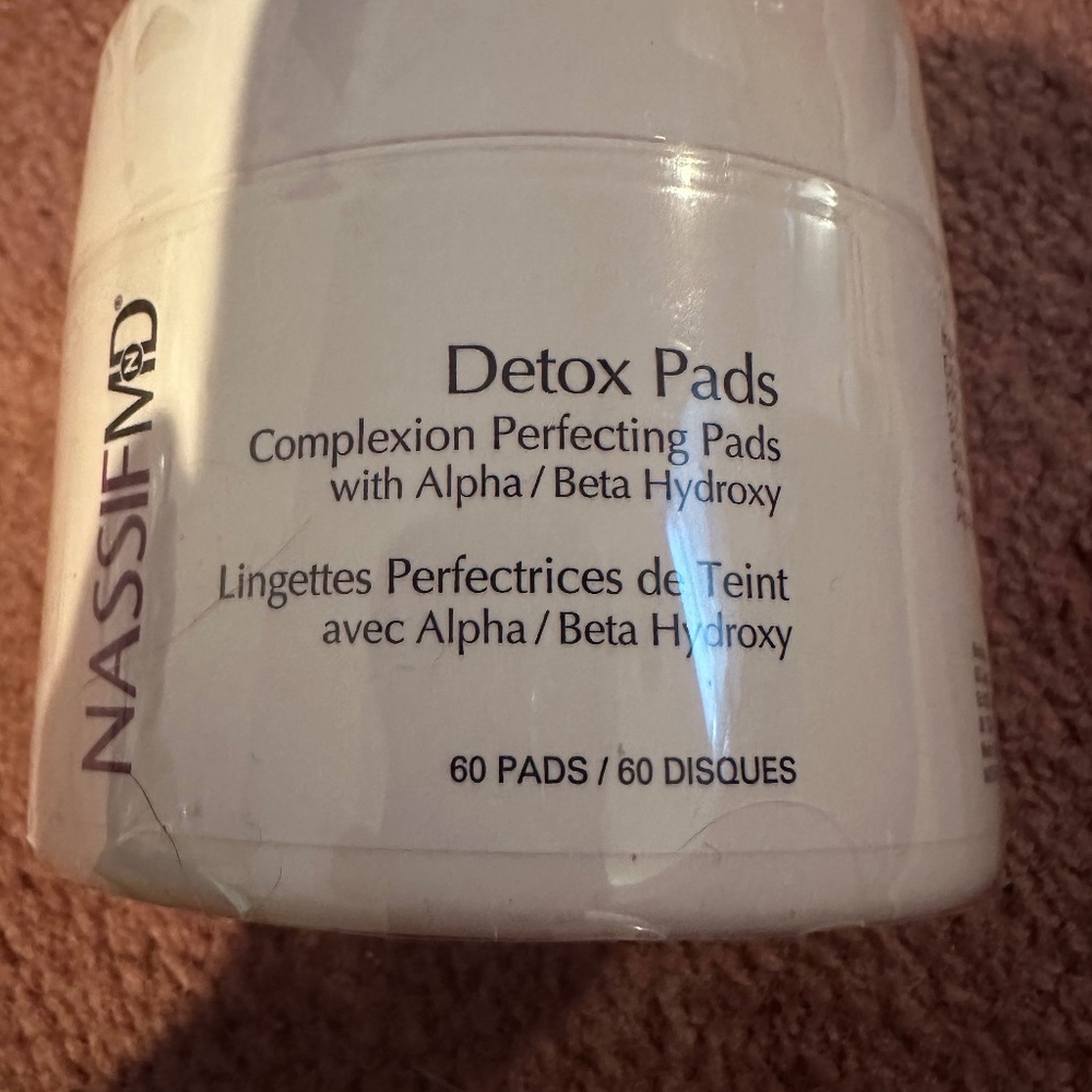 NEW NASDIF MD DETOX PADS 60 PADS COMPLEXION PERFECTING